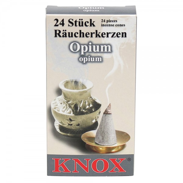 KNOX-Räucherkerzen Opium 6,5 x 2,2 x 12,5 cm